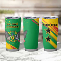 Custom Sao Tome and Principe Football Tumbler Cup Selecao dos Falcoes e Papagaios
