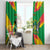 Custom Sao Tome and Principe Football Window Curtain Selecao dos Falcoes e Papagaios