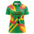 Custom Sao Tome and Principe Football Women Polo Shirt Selecao dos Falcoes e Papagaios