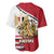Egypt Revolution Day Baseball Jersey Coat of Arms Egyptian Pattern