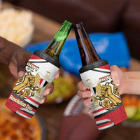 Egypt Revolution Day 4 in 1 Can Cooler Tumbler Coat of Arms Egyptian Pattern