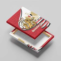 Egypt Revolution Day Canvas Wall Art Coat of Arms Egyptian Pattern