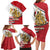 Egypt Revolution Day Family Matching Long Sleeve Bodycon Dress and Hawaiian Shirt Coat of Arms Egyptian Pattern