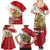 Egypt Revolution Day Family Matching Summer Maxi Dress and Hawaiian Shirt Coat of Arms Egyptian Pattern