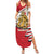 Egypt Revolution Day Family Matching Summer Maxi Dress and Hawaiian Shirt Coat of Arms Egyptian Pattern
