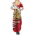 Egypt Revolution Day Family Matching Summer Maxi Dress and Hawaiian Shirt Coat of Arms Egyptian Pattern