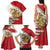 Egypt Revolution Day Family Matching Tank Maxi Dress and Hawaiian Shirt Coat of Arms Egyptian Pattern
