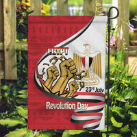 Egypt Revolution Day Garden Flag Coat of Arms Egyptian Pattern