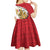 Egypt Revolution Day Kid Short Sleeve Dress Coat of Arms Egyptian Pattern