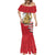 Egypt Revolution Day Mermaid Dress Coat of Arms Egyptian Pattern