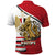 Egypt Revolution Day Polo Shirt Coat of Arms Egyptian Pattern