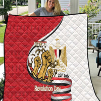 Egypt Revolution Day Quilt Coat of Arms Egyptian Pattern