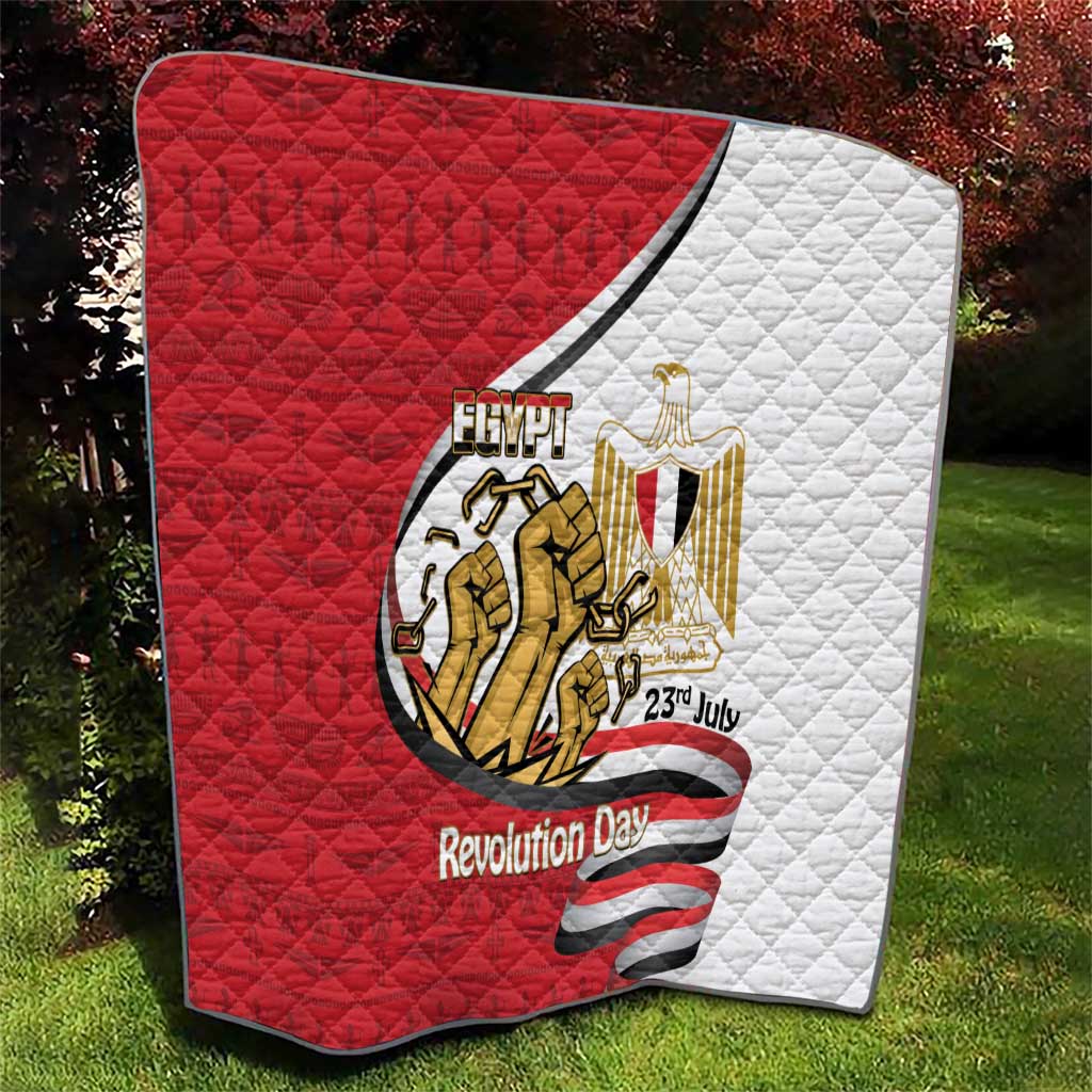 Egypt Revolution Day Quilt Coat of Arms Egyptian Pattern