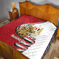 Egypt Revolution Day Quilt Coat of Arms Egyptian Pattern