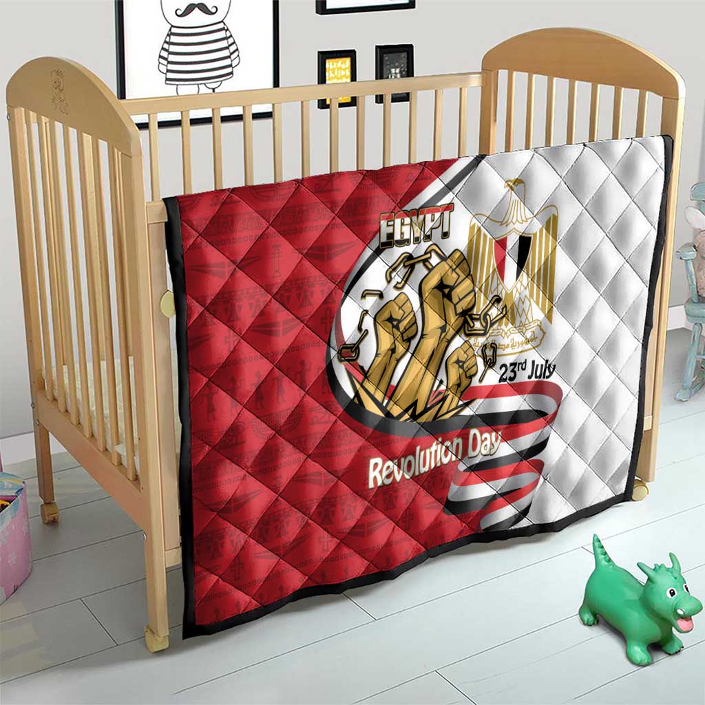 Egypt Revolution Day Quilt Coat of Arms Egyptian Pattern