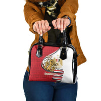 Egypt Revolution Day Shoulder Handbag Coat of Arms Egyptian Pattern