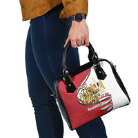 Egypt Revolution Day Shoulder Handbag Coat of Arms Egyptian Pattern