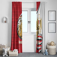 Egypt Revolution Day Window Curtain Coat of Arms Egyptian Pattern