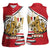 Egypt Revolution Day Women Sleeveless Polo Shirt Coat of Arms Egyptian Pattern