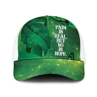 World Mental Health Awareness Month Baseball Net Cap Warriors Brave Strong Galaxy Vibes - Wonder Print Shop