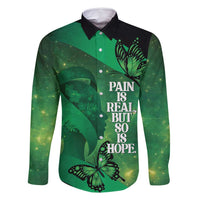 Personalised World Mental Health Awareness Month Family Matching Summer Maxi Dress and Hawaiian Shirt Warriors Brave Strong Galaxy Vibes
