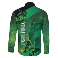 Personalised World Mental Health Awareness Month Family Matching Tank Maxi Dress and Hawaiian Shirt Warriors Brave Strong Galaxy Vibes
