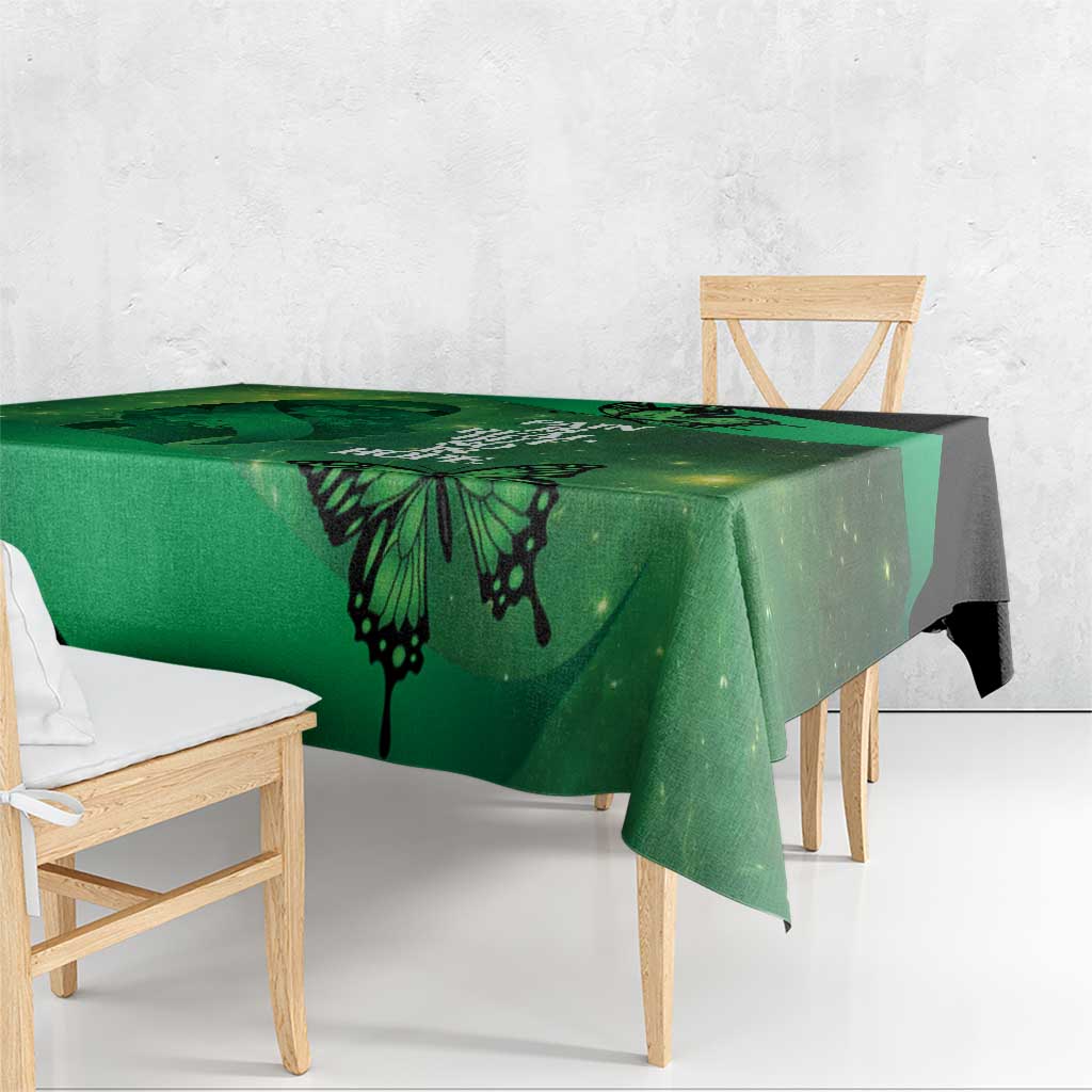 World Mental Health Awareness Month Tablecloth Warriors Brave Strong Galaxy Vibes