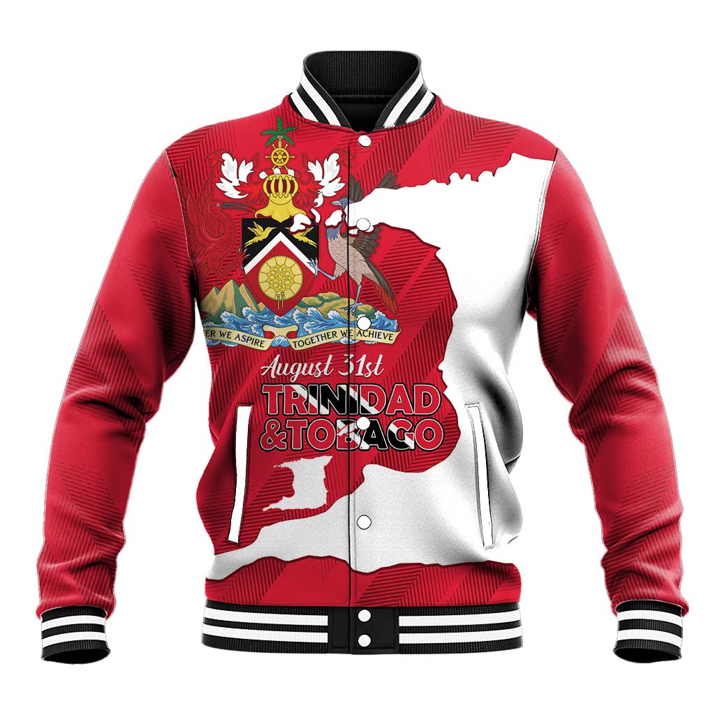 Personalized Trinidad and Tobago Independence Day Baseball Jacket August 31st Proud - Wonder Print Shop
