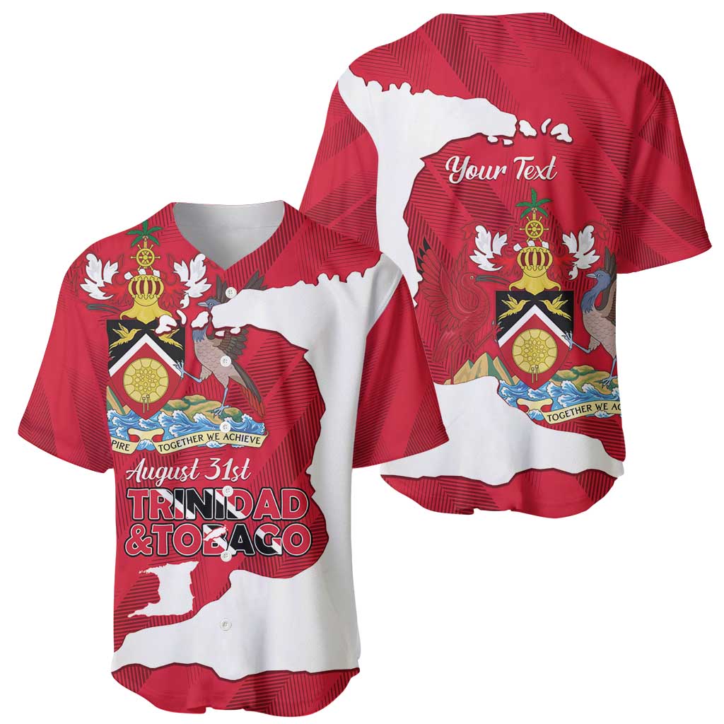 Personalized Trinidad and Tobago Independence Day Baseball Jersey August 31st Proud - Wonder Print Shop