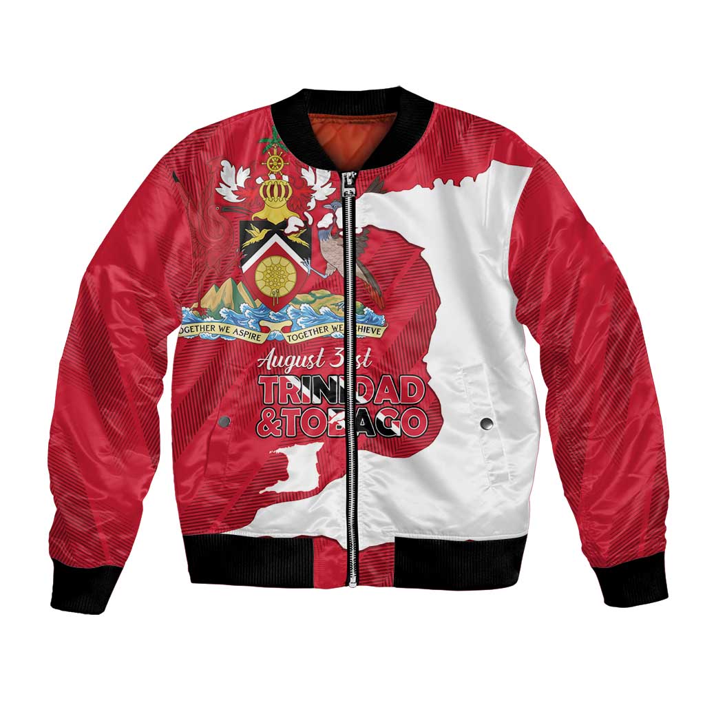 Personalized Trinidad and Tobago Independence Day Bomber Jacket August 31st Proud - Wonder Print Shop