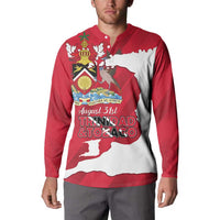Personalized Trinidad and Tobago Independence Day Button Sweatshirt August 31st Proud - Wonder Print Shop