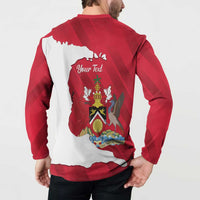 Personalized Trinidad and Tobago Independence Day Button Sweatshirt August 31st Proud - Wonder Print Shop