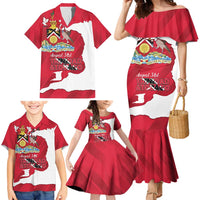 Personalized Trinidad and Tobago Independence Day Family Matching Mermaid Dress and Hawaiian Shirt August 31st Proud - Wonder Print Shop