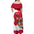 Personalized Trinidad and Tobago Independence Day Family Matching Off Shoulder Maxi Dress and Hawaiian Shirt August 31st Proud - Wonder Print Shop