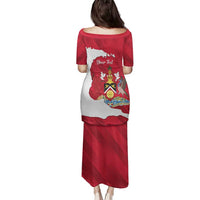 Personalized Trinidad and Tobago Independence Day Family Matching Puletasi and Hawaiian Shirt August 31st Proud - Wonder Print Shop