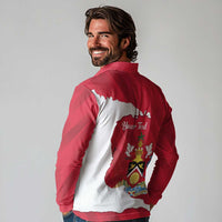 Personalized Trinidad and Tobago Independence Day Long Sleeve Polo Shirt August 31st Proud - Wonder Print Shop