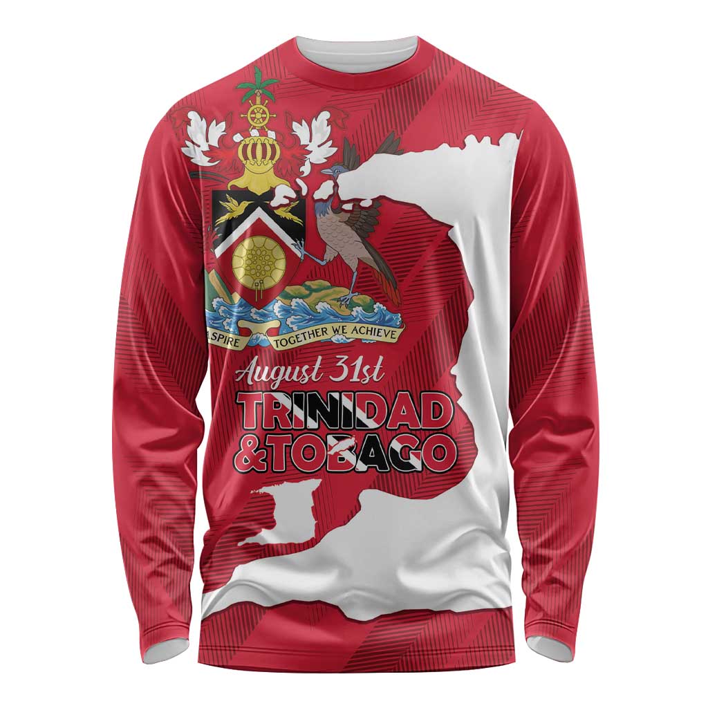 Personalized Trinidad and Tobago Independence Day Long Sleeve Shirt August 31st Proud - Wonder Print Shop