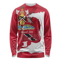 Personalized Trinidad and Tobago Independence Day Long Sleeve Shirt August 31st Proud - Wonder Print Shop