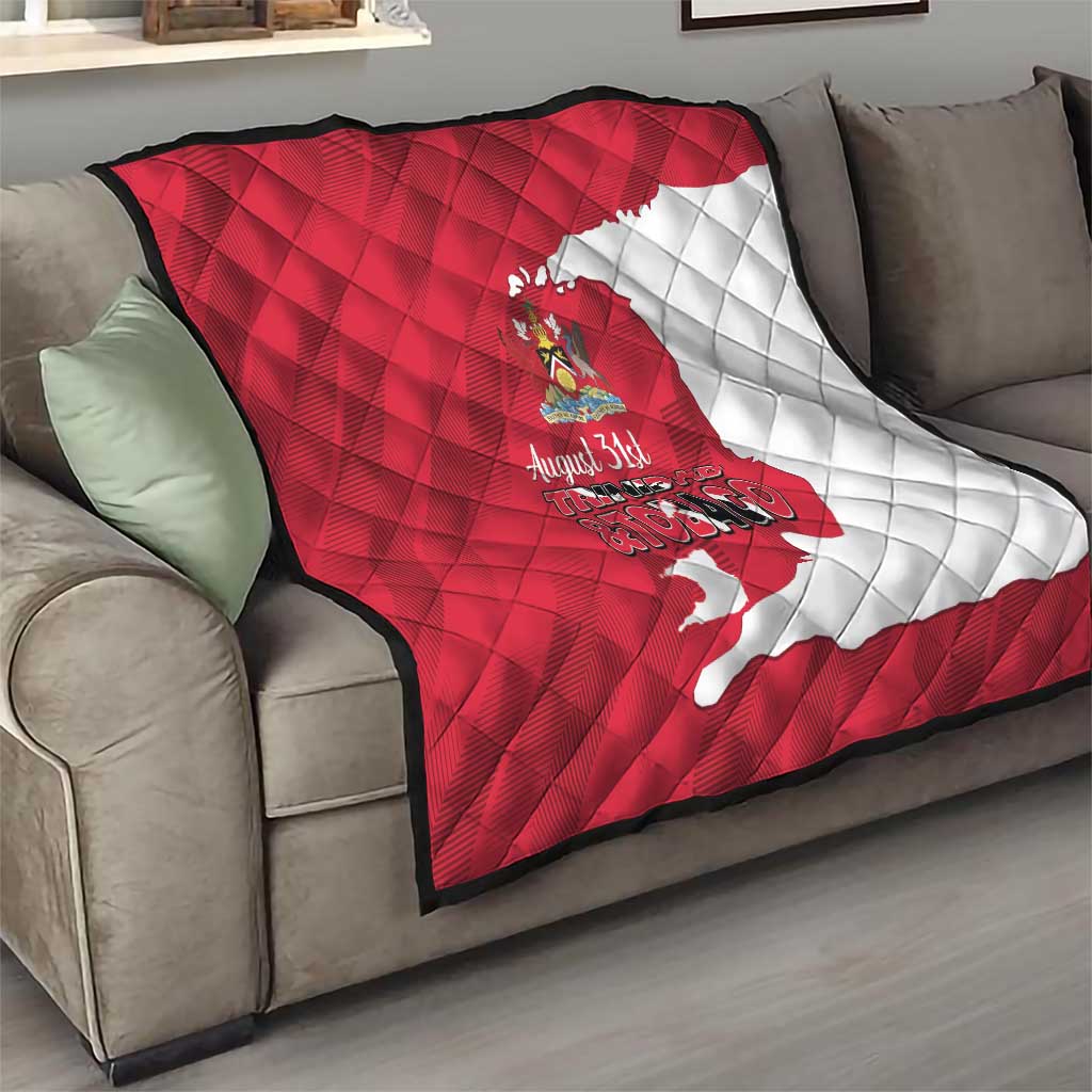 Trinidad and Tobago Independence Day Quilt August 31st Proud - Wonder Print Shop