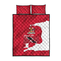 Trinidad and Tobago Independence Day Quilt Bed Set August 31st Proud - Wonder Print Shop