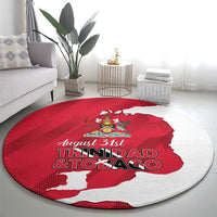 Trinidad and Tobago Independence Day Round Carpet August 31st Proud - Wonder Print Shop