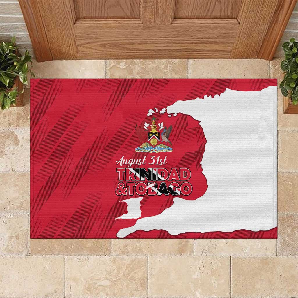 Trinidad and Tobago Independence Day Rubber Doormat August 31st Proud - Wonder Print Shop