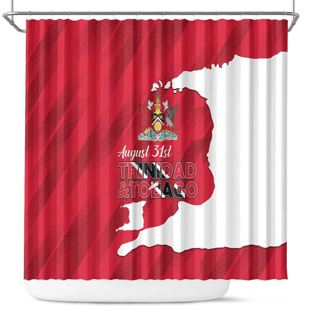 Trinidad and Tobago Independence Day Shower Curtain August 31st Proud - Wonder Print Shop