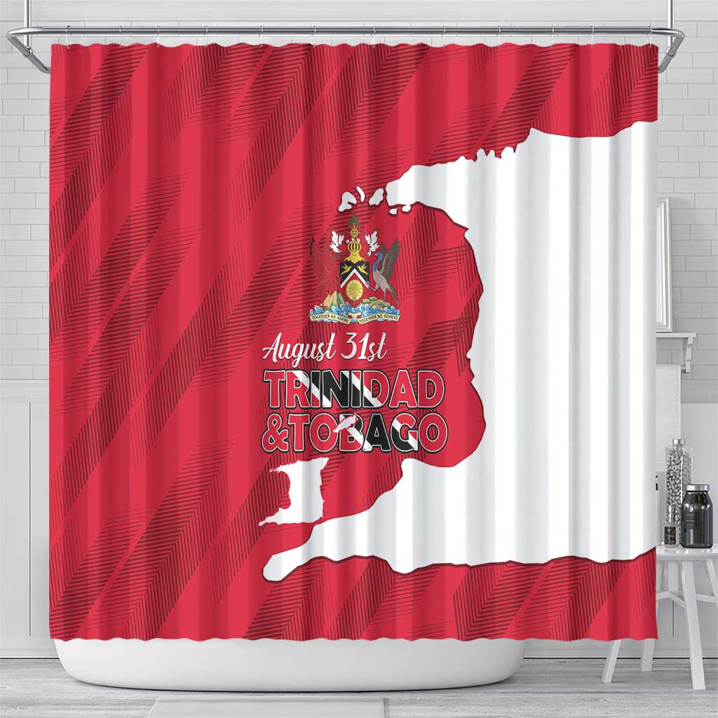 Trinidad and Tobago Independence Day Shower Curtain August 31st Proud - Wonder Print Shop