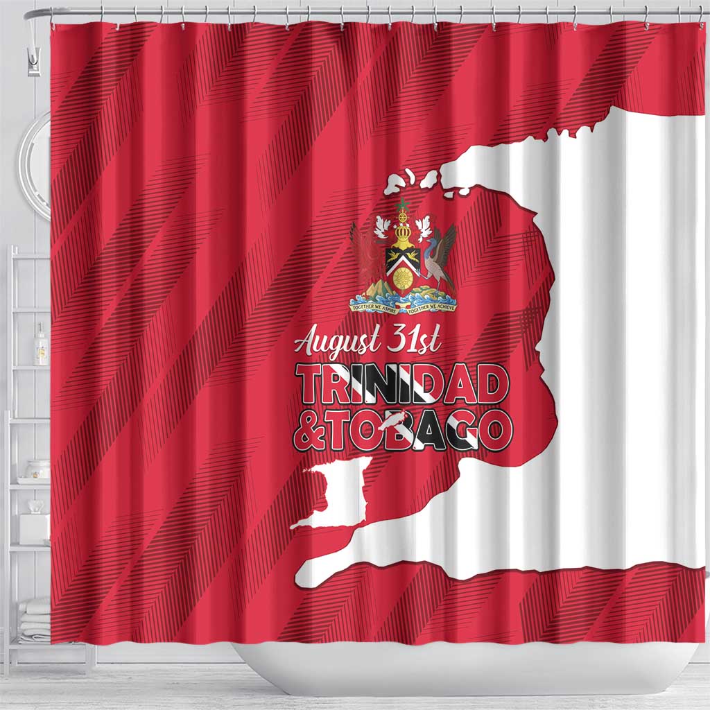 Trinidad and Tobago Independence Day Shower Curtain August 31st Proud - Wonder Print Shop