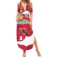 Personalized Trinidad and Tobago Independence Day Summer Maxi Dress August 31st Proud - Wonder Print Shop