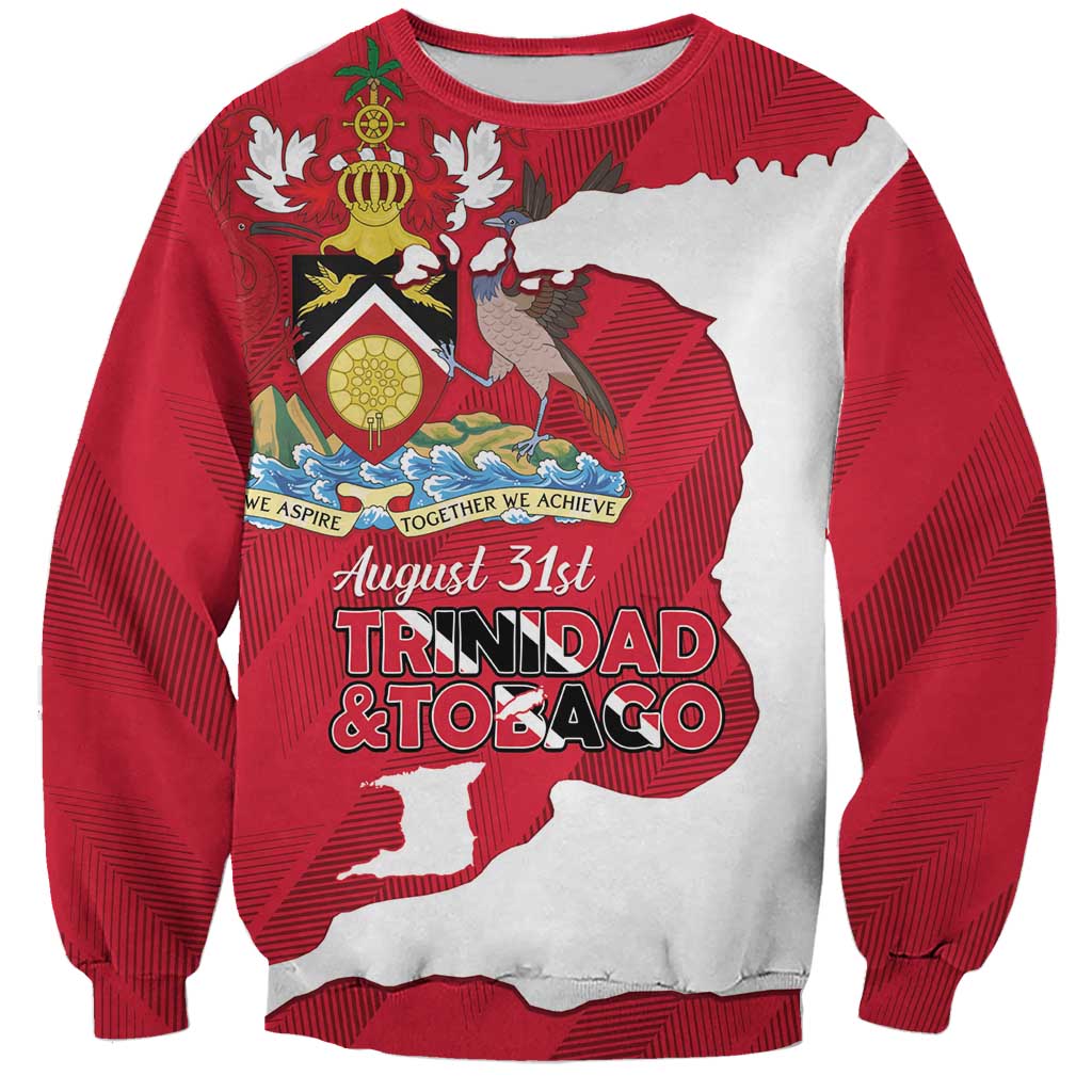 Personalized Trinidad and Tobago Independence Day Sweatshirt August 31st Proud - Wonder Print Shop