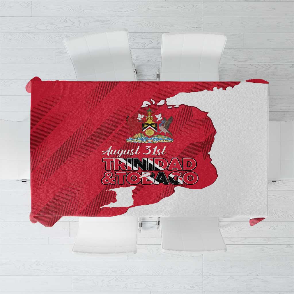 Trinidad and Tobago Independence Day Tablecloth August 31st Proud - Wonder Print Shop
