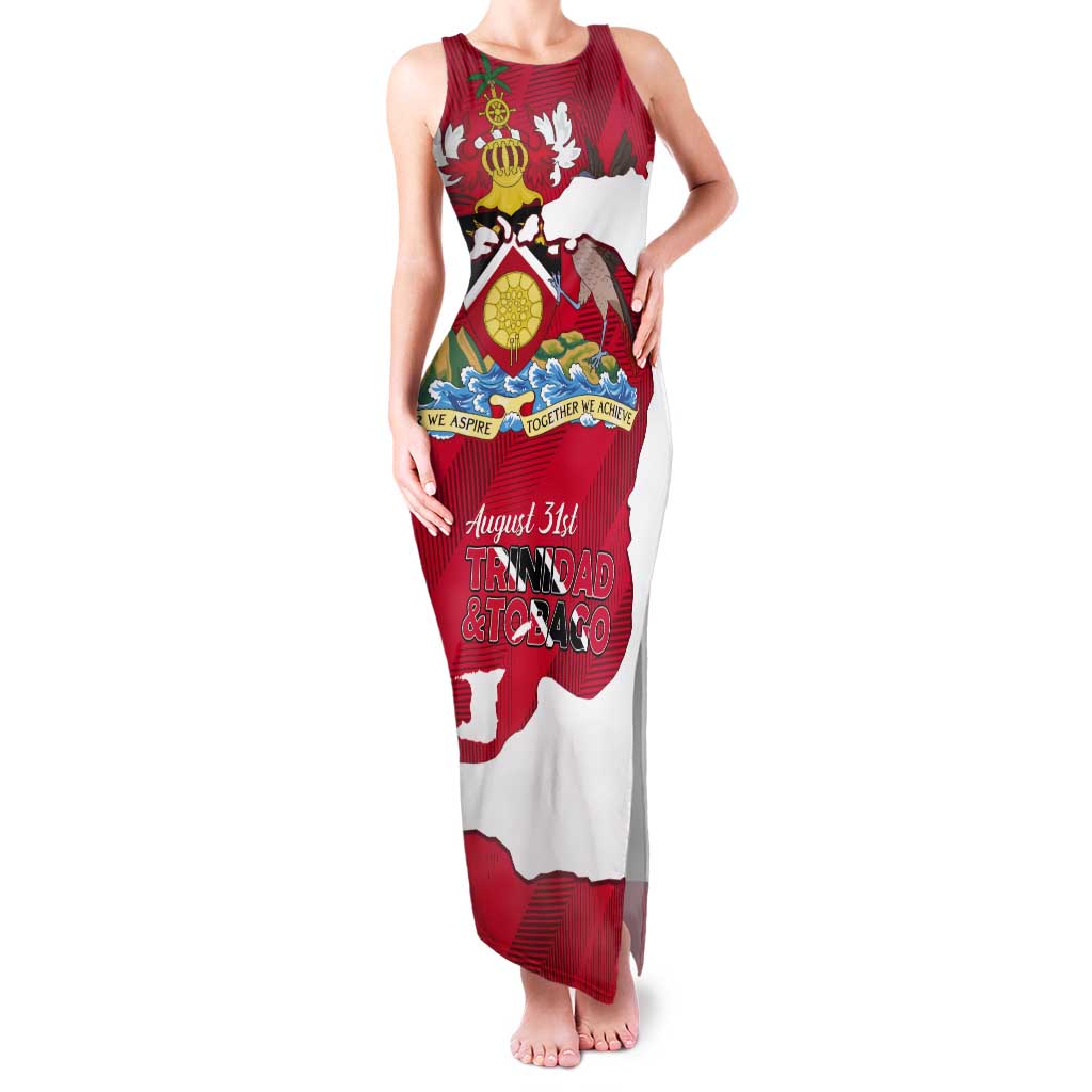 Personalized Trinidad and Tobago Independence Day Tank Maxi Dress August 31st Proud - Wonder Print Shop