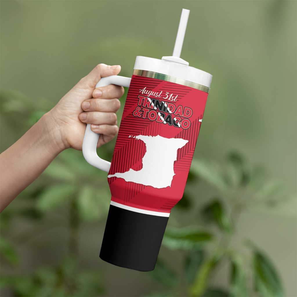 Personalized Trinidad and Tobago Independence Day Tumbler With Handle August 31st Proud - Wonder Print Shop